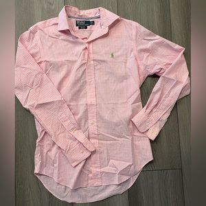 Ralph Lauren Polo Pink and White Plaid